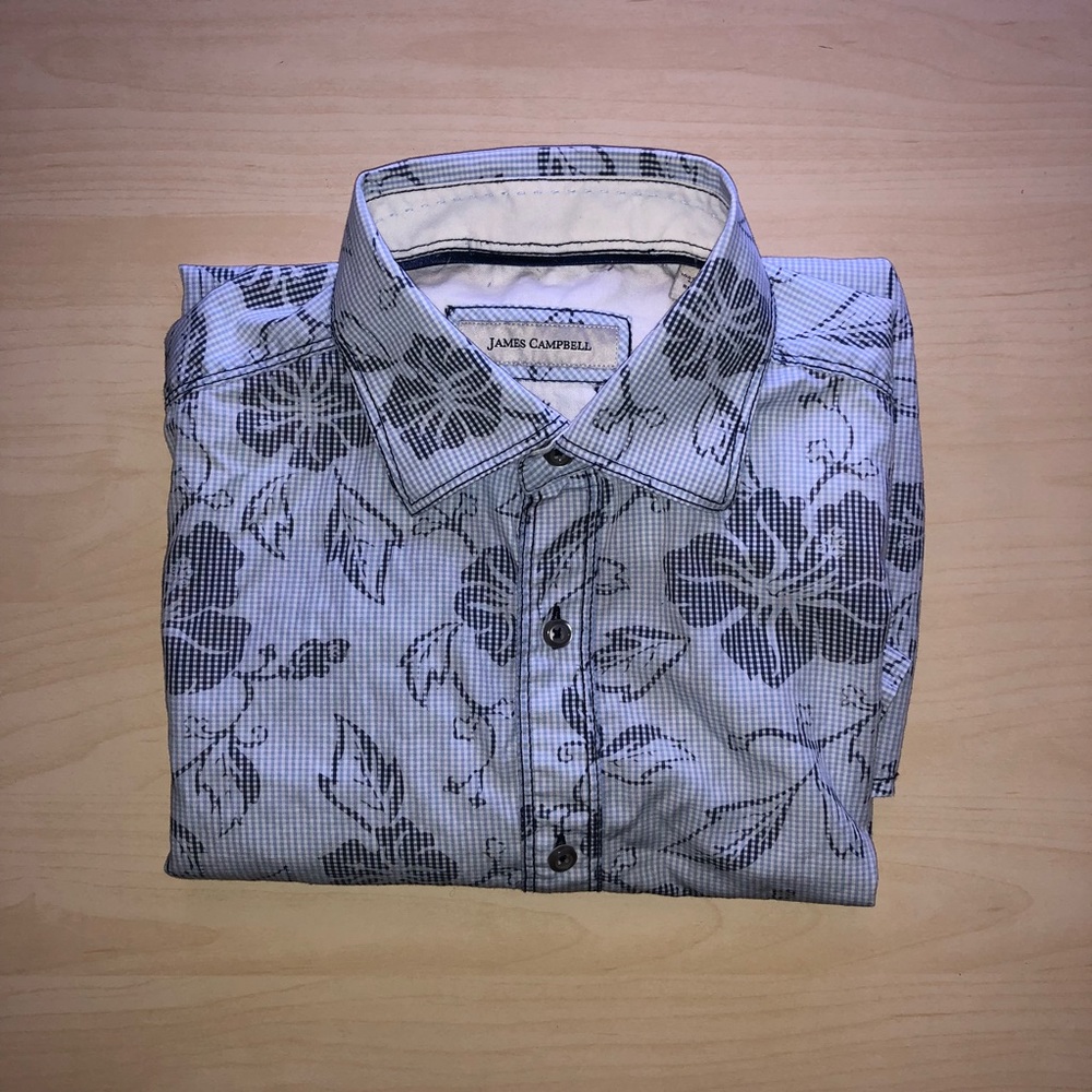 James Campbell Floral Button Down Shirt